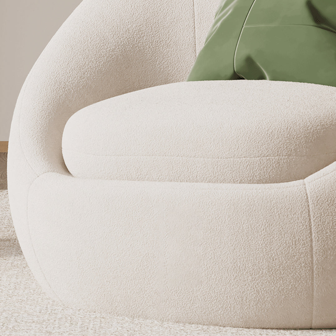 Watanabe Round Lounge Chair, Green Or White
