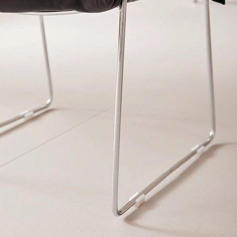 Egan Dining Chair With Armrests, Leather