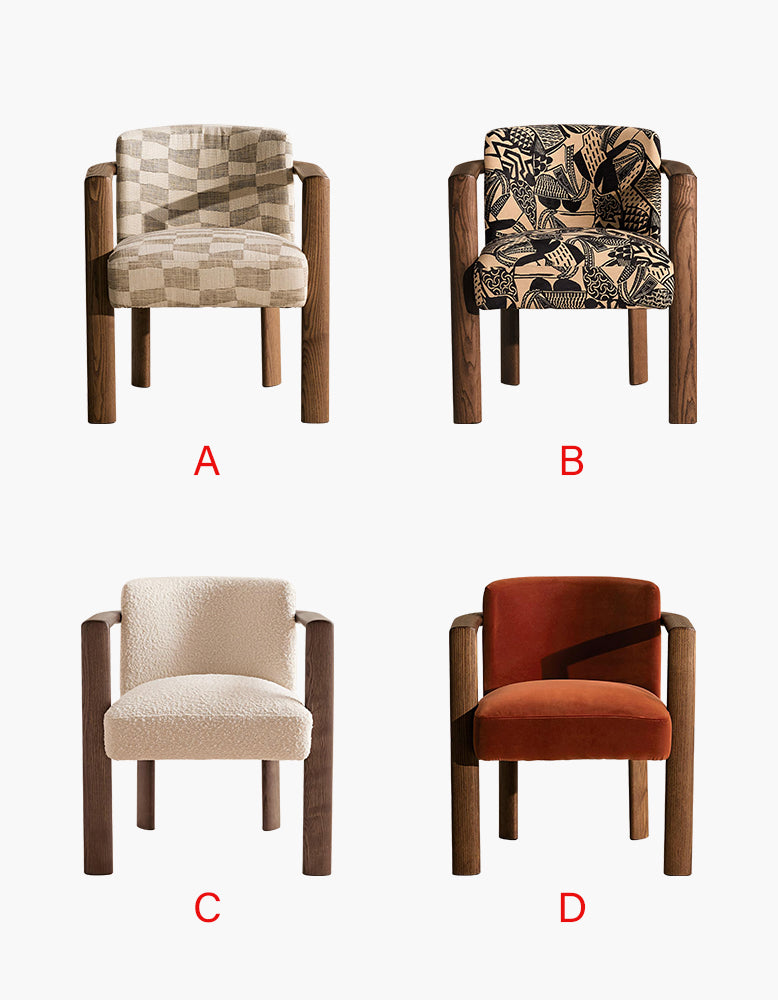 Boucheron Matching Dining Chair, Solid Wood