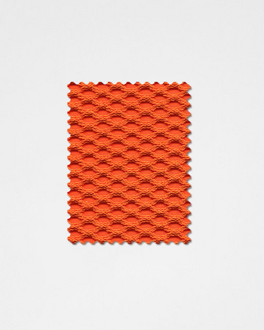 Orange Red-08 | 3D Solid Knitted Cotton Swatch