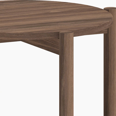 Fadli Round Side Table, Rattan