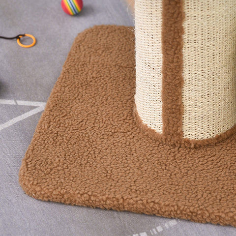 PawHut 91cm Cat Tower Scratching Posts Cat Tree for Indoor Cats Kitten Activity Centre Brown