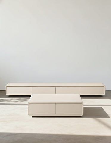 Addie TV Stand, Cream