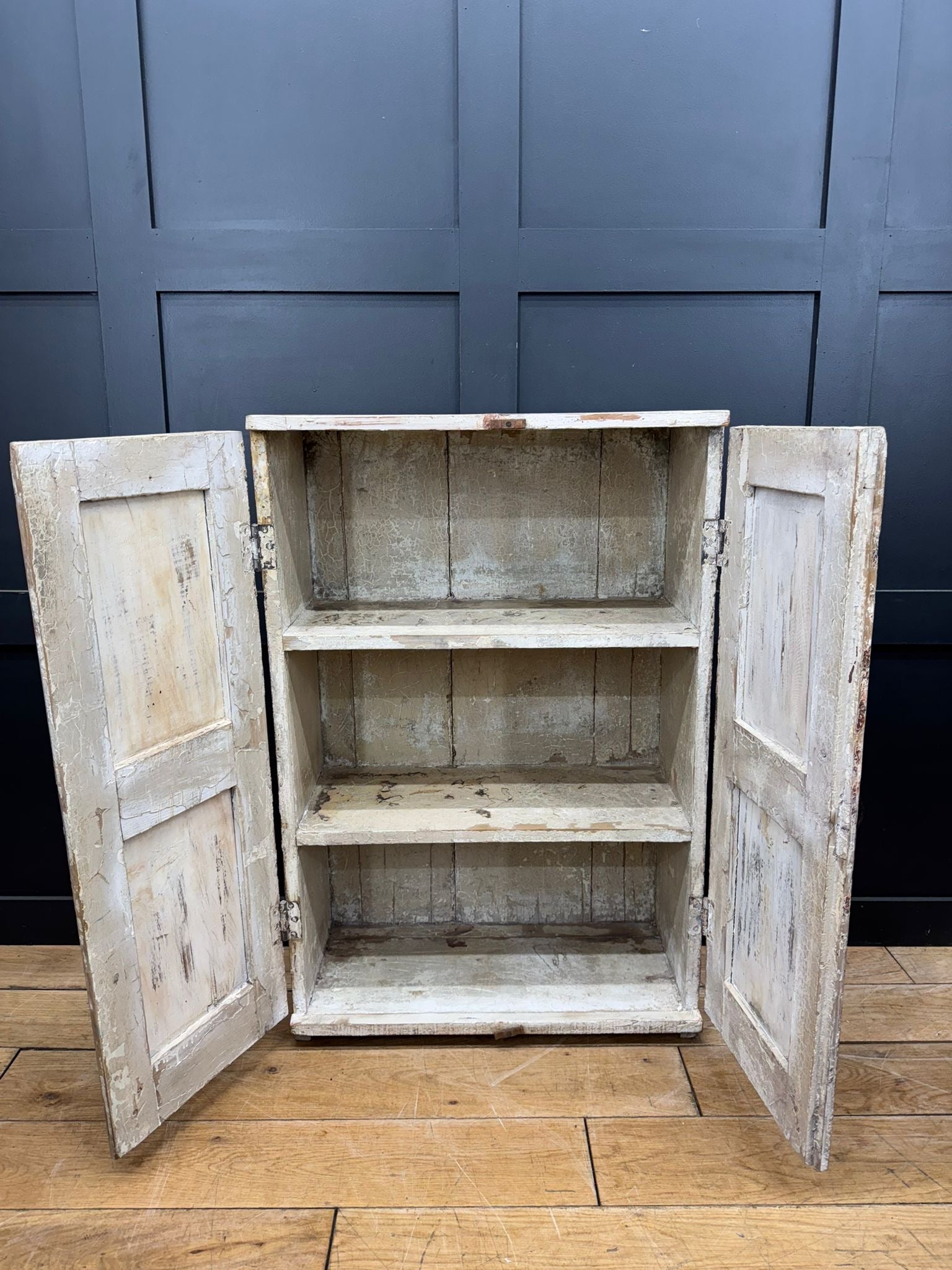 Vintage Rustic Cupboard /Reclaimed Painted Bathroom Cabinet / Kitchen Unit