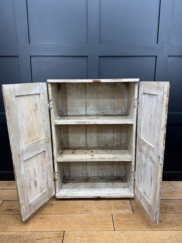 Vintage Rustic Cupboard /Reclaimed Painted Bathroom Cabinet / Kitchen Unit