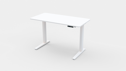 Classic Electric Height Adjustable Desk White (Wood Top) – Purus Life