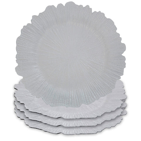 Dia White Reef Charger Plate 33cm