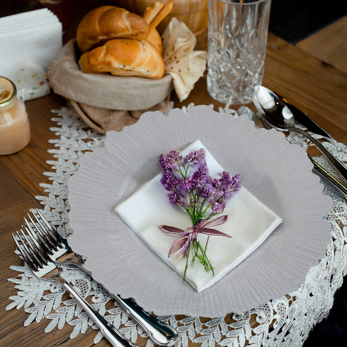 Dia White Reef Charger Plate 33cm