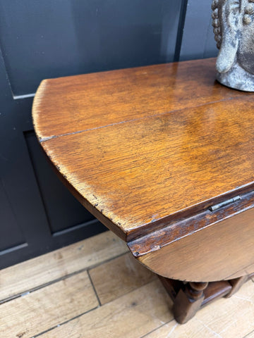 Antique Oak Wake Table Gateleg Dining Table / Large Kitchen table sideboard