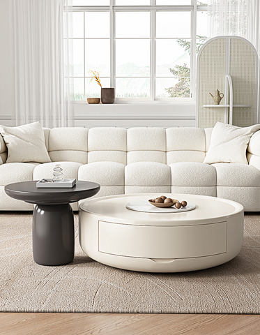 Isabella Coffee Table Set, Black & White