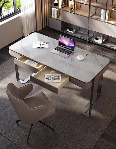 Hanna Office Desk, Sintered Stone