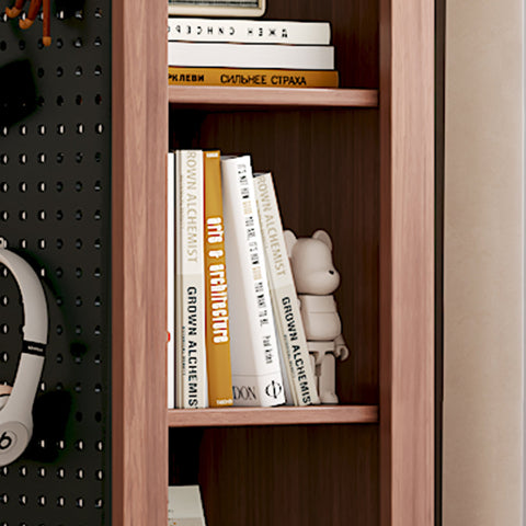 Correa Rotating Bookshelf, Freestanding Shelving Unit With Full Length Mirror