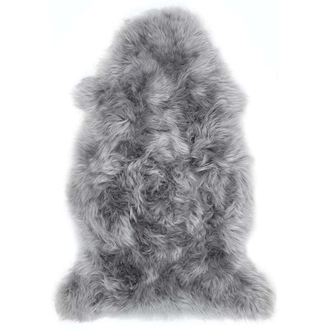 Genuine Grey Sheepskin Faux Fur Rug