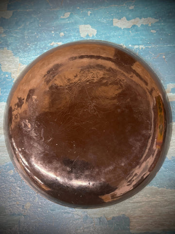 Antique 19th.C Papier-Mâché Lacquered Chinese Tray Plate Bowl / Chinoiserie A