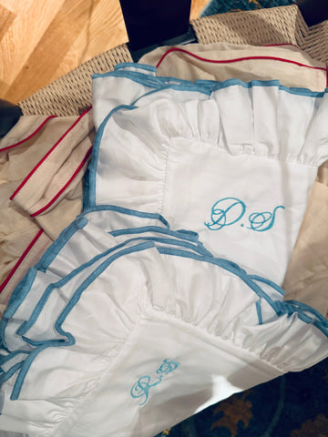 Provence Baby Blue - Pillow Case Pair