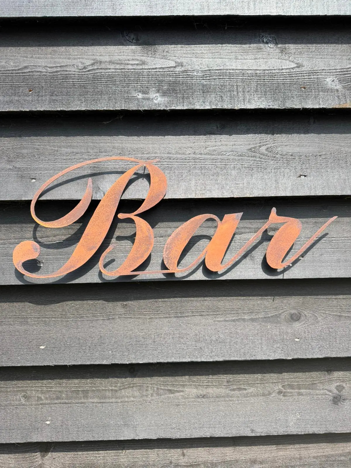 Rustic Bar Sign for Home & Garden