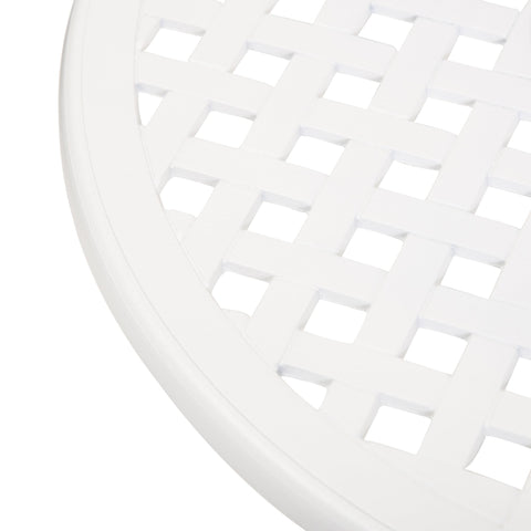 Outsunny Three-Piece Elegant Aluminium Garden Set - White