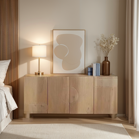 Ajmer Solid Wooden Extra Large Sideboard