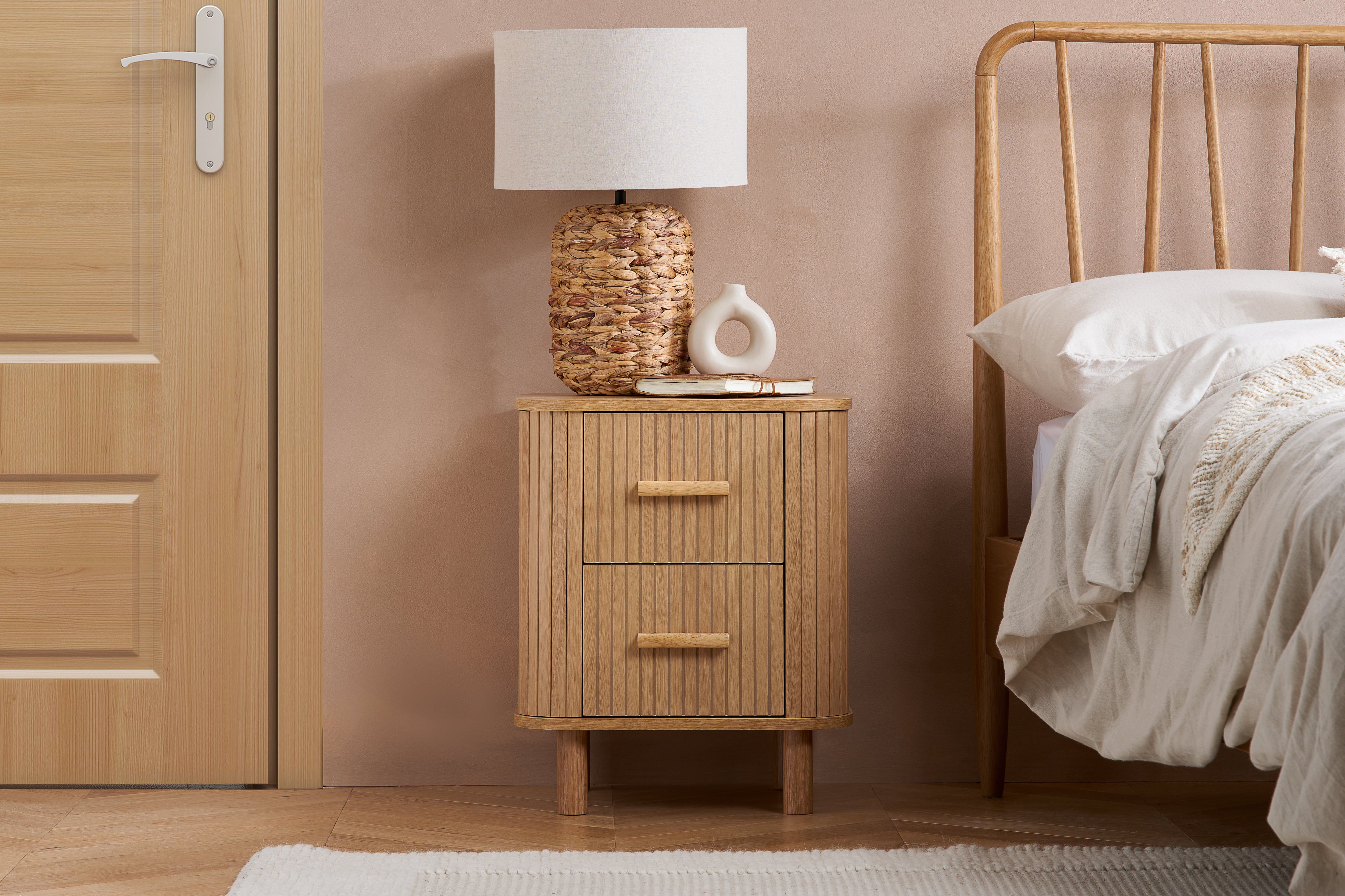 Axel 2 Drawer Bedside Drawer