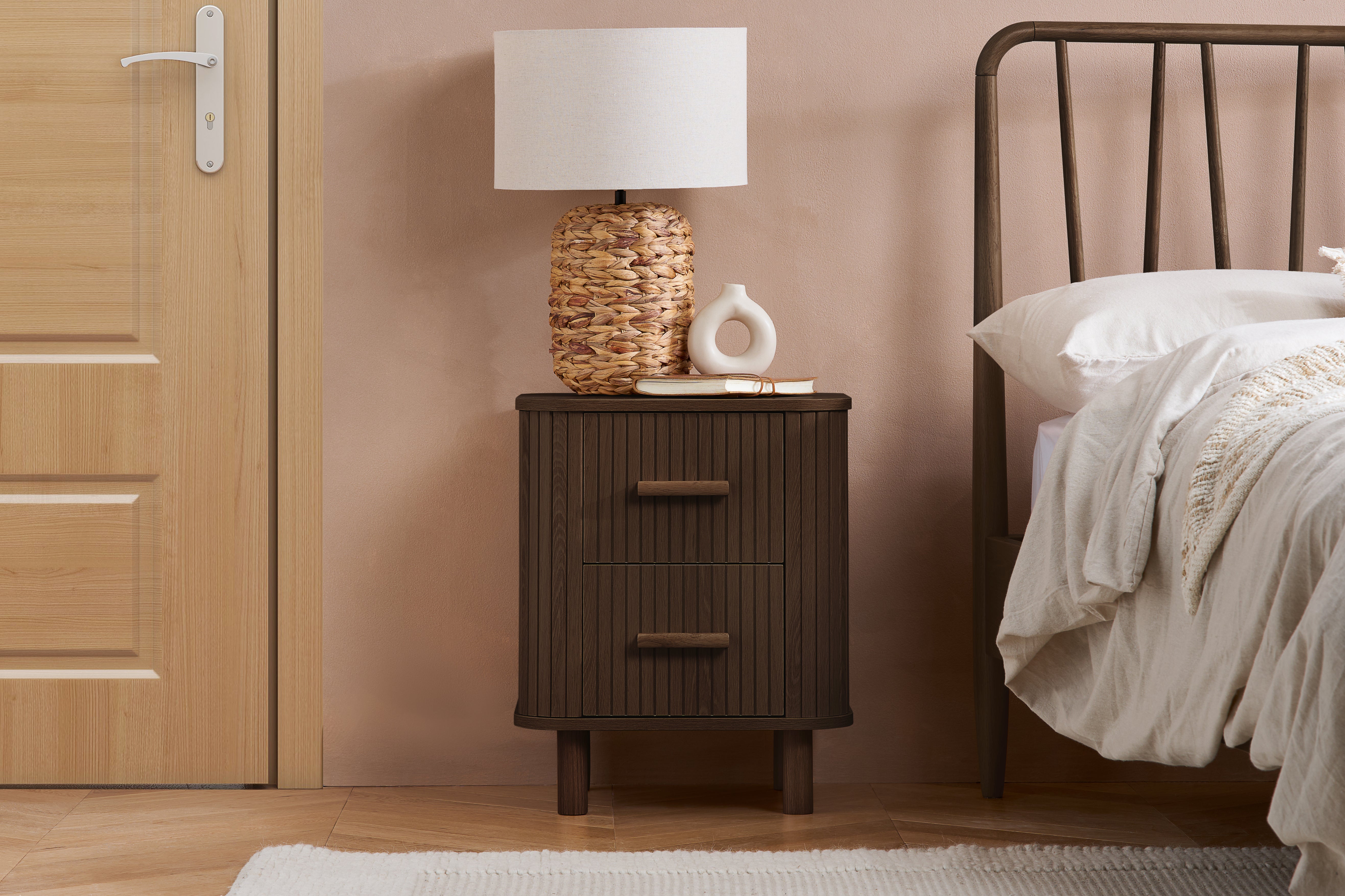 Axel 2 Drawer Bedside Drawer