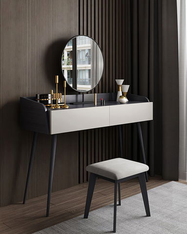 Aden Dressing Table Set With Mirror