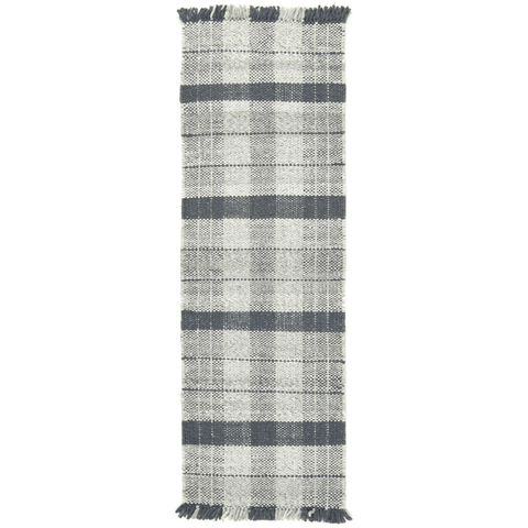 Highland Navy Checkered Rug