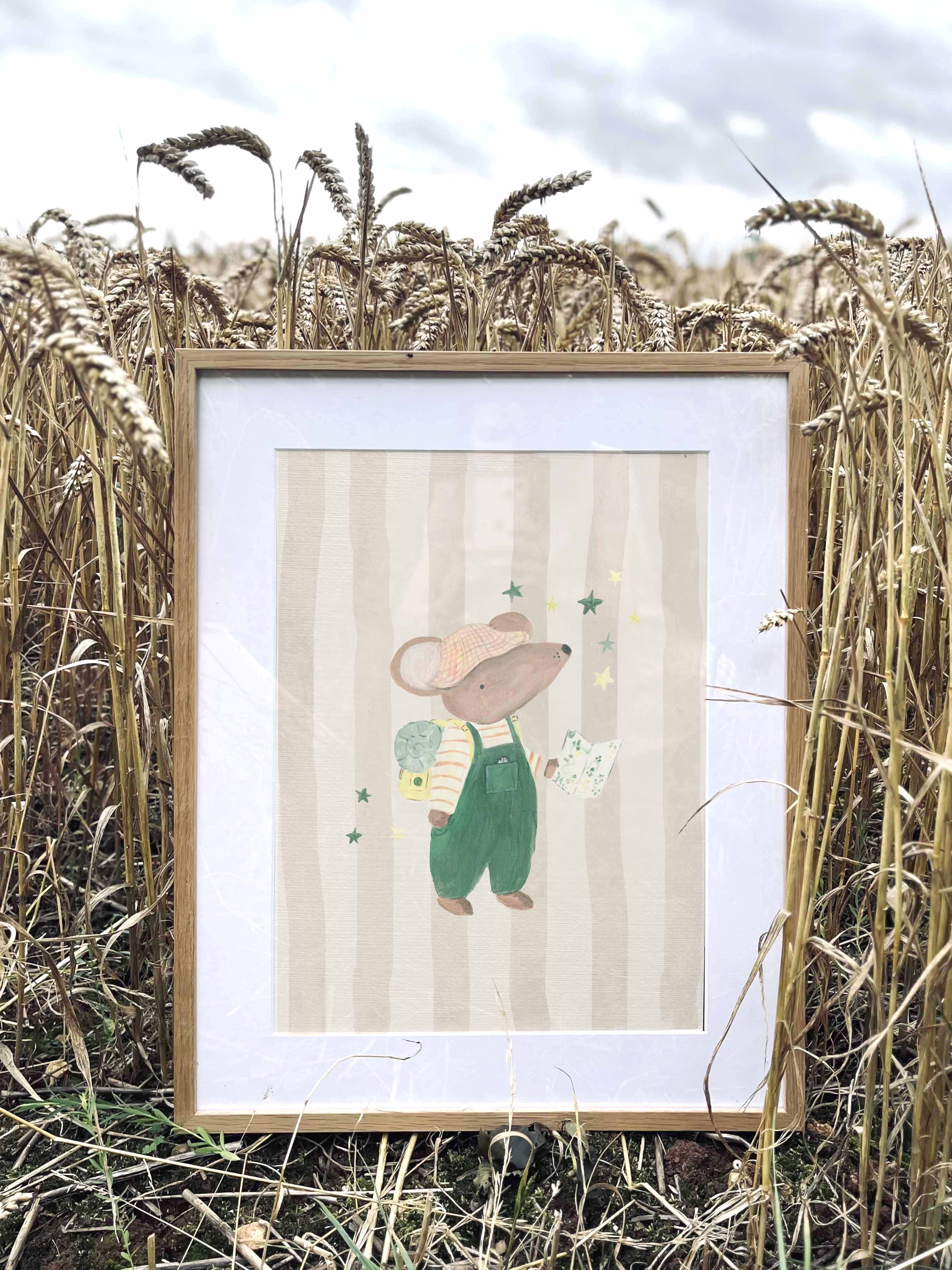 Adventure Awaits - Mouse Art Print