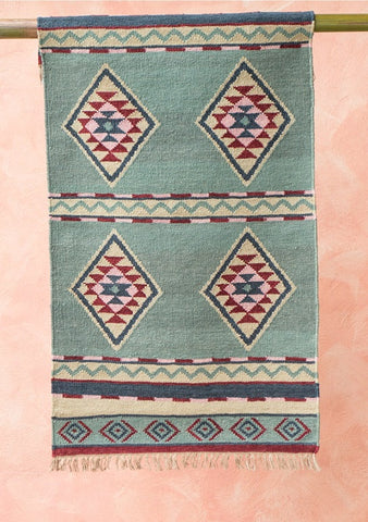 Anaya Hand Woven Wool/Cotton Kilim Rug
