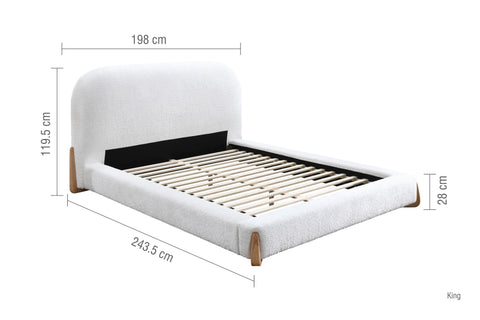 Amalfi King Size Bed Frame