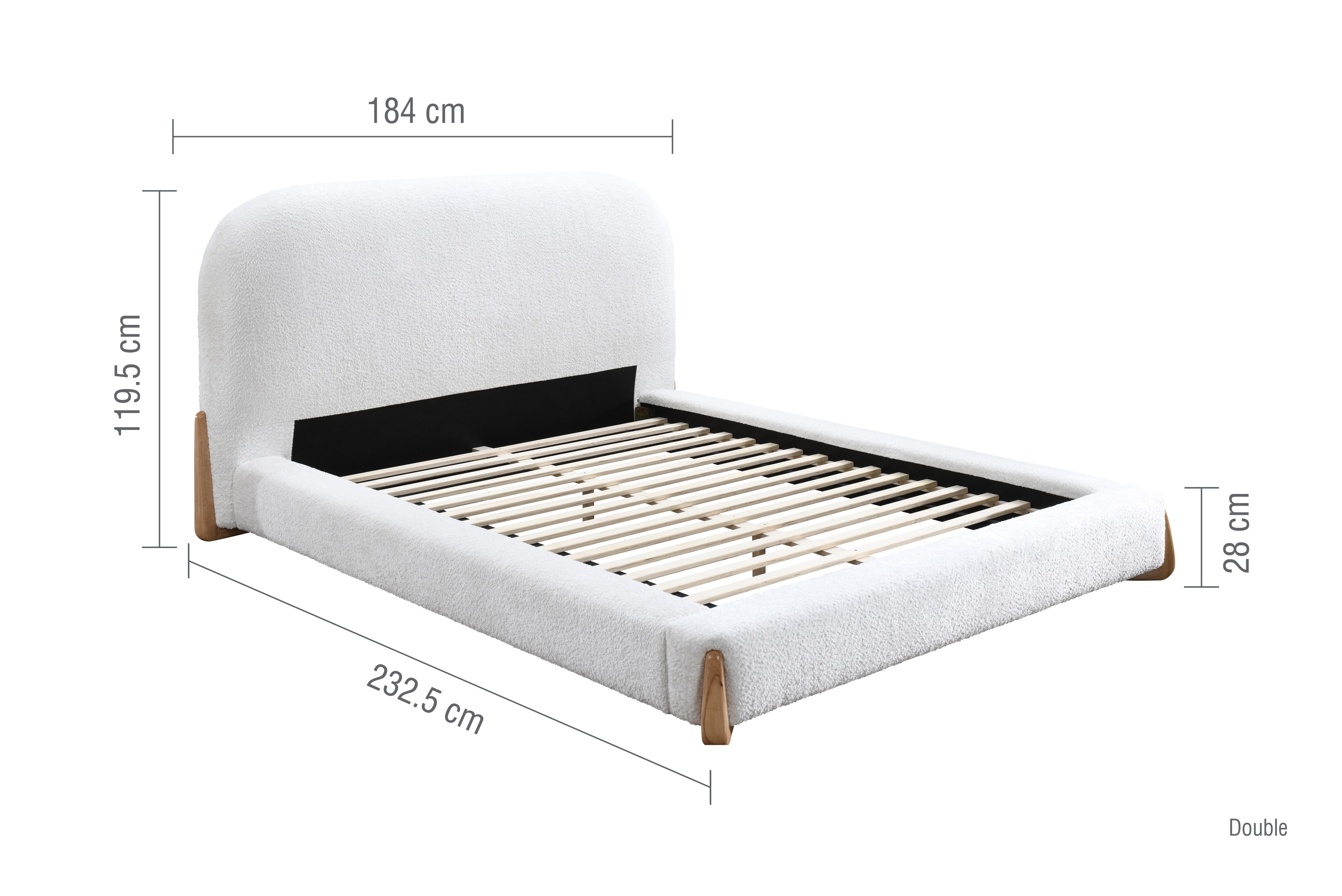 Amalfi Double Bed Frame