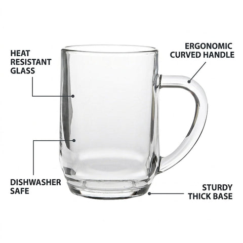 Heritage Glass Tankard - 0.27Ltr