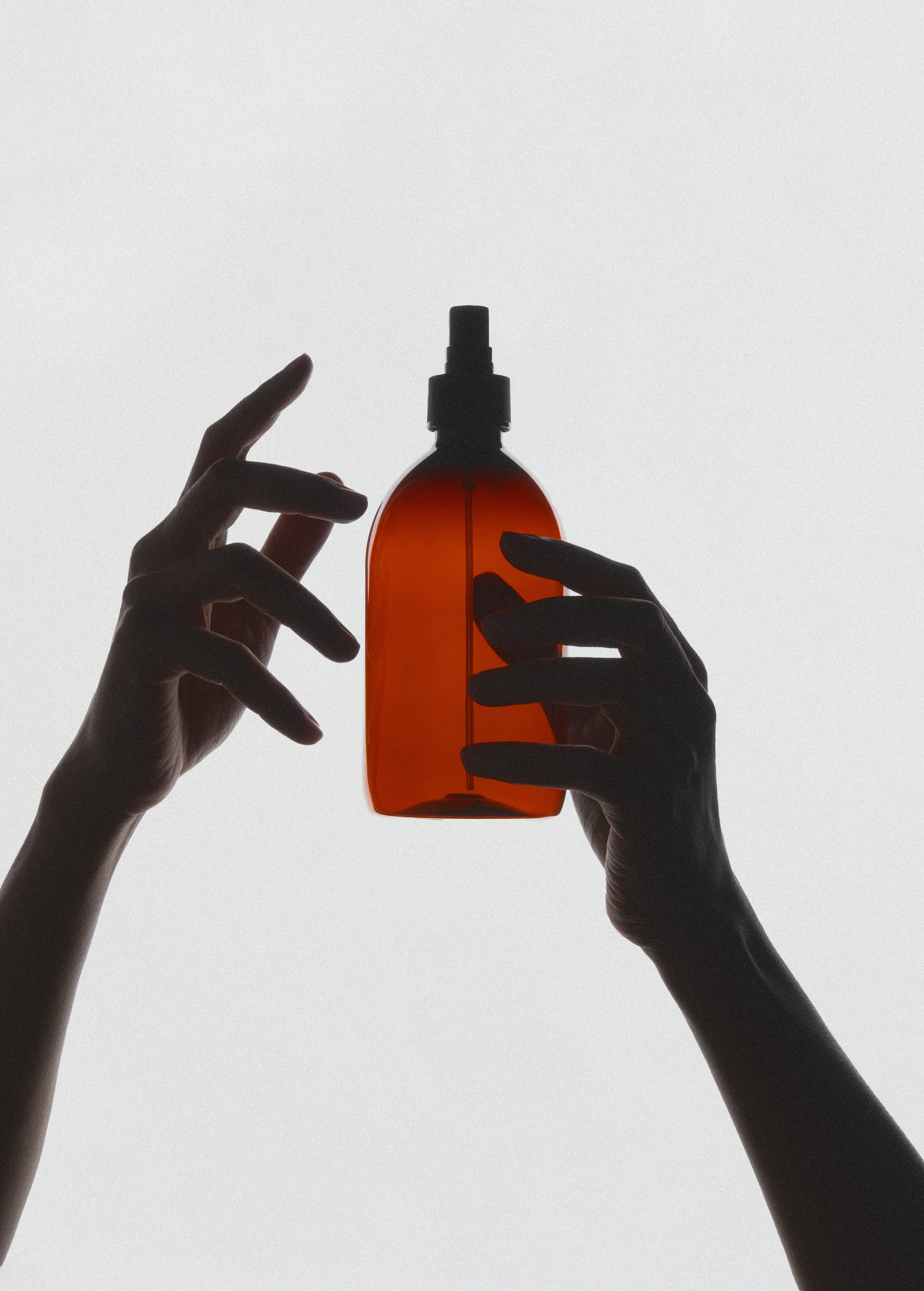 Amber Plastic Atomiser