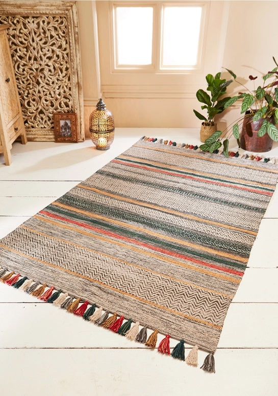 Amara Cotton Hand Loom Rug
