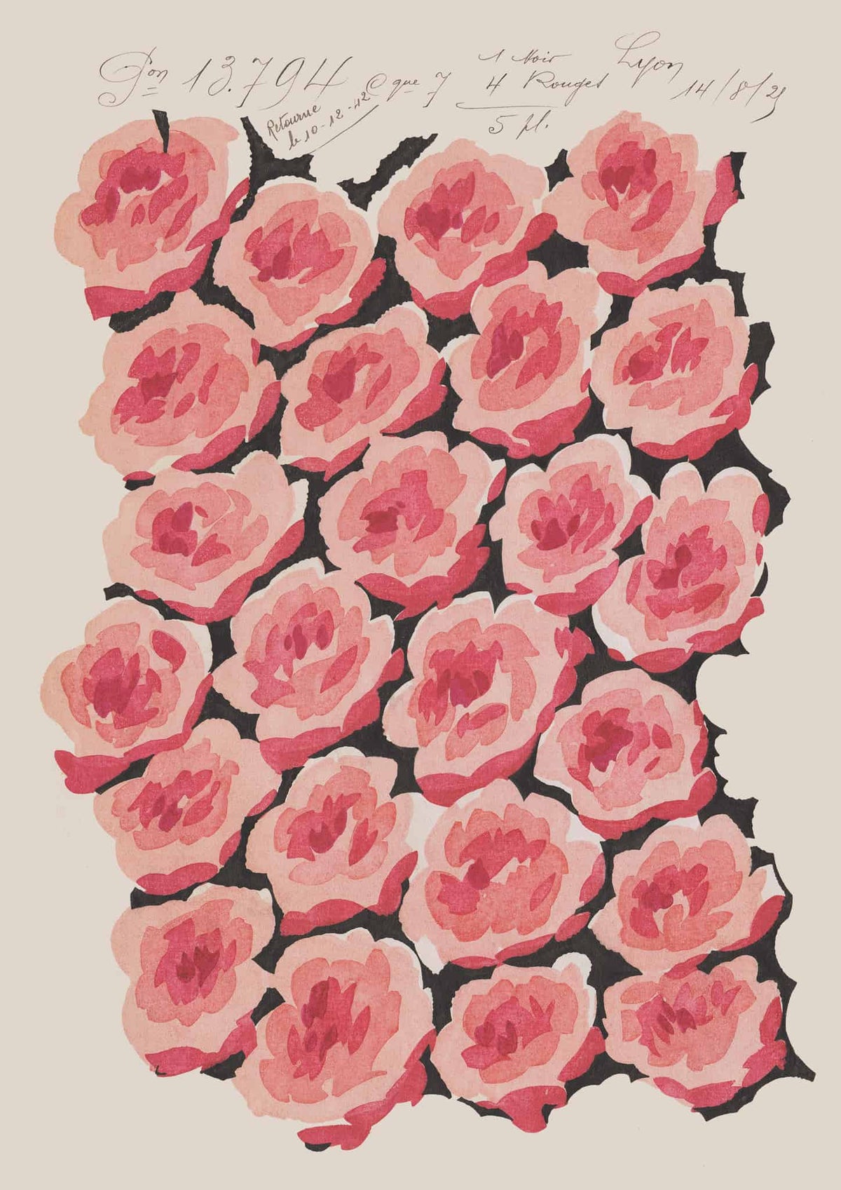 No.006 -  Baby Rose - Vintage Archive Poster Prints