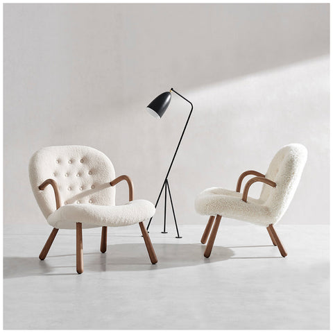 Arctander Clam Armchair Sheepskin, Long Hair