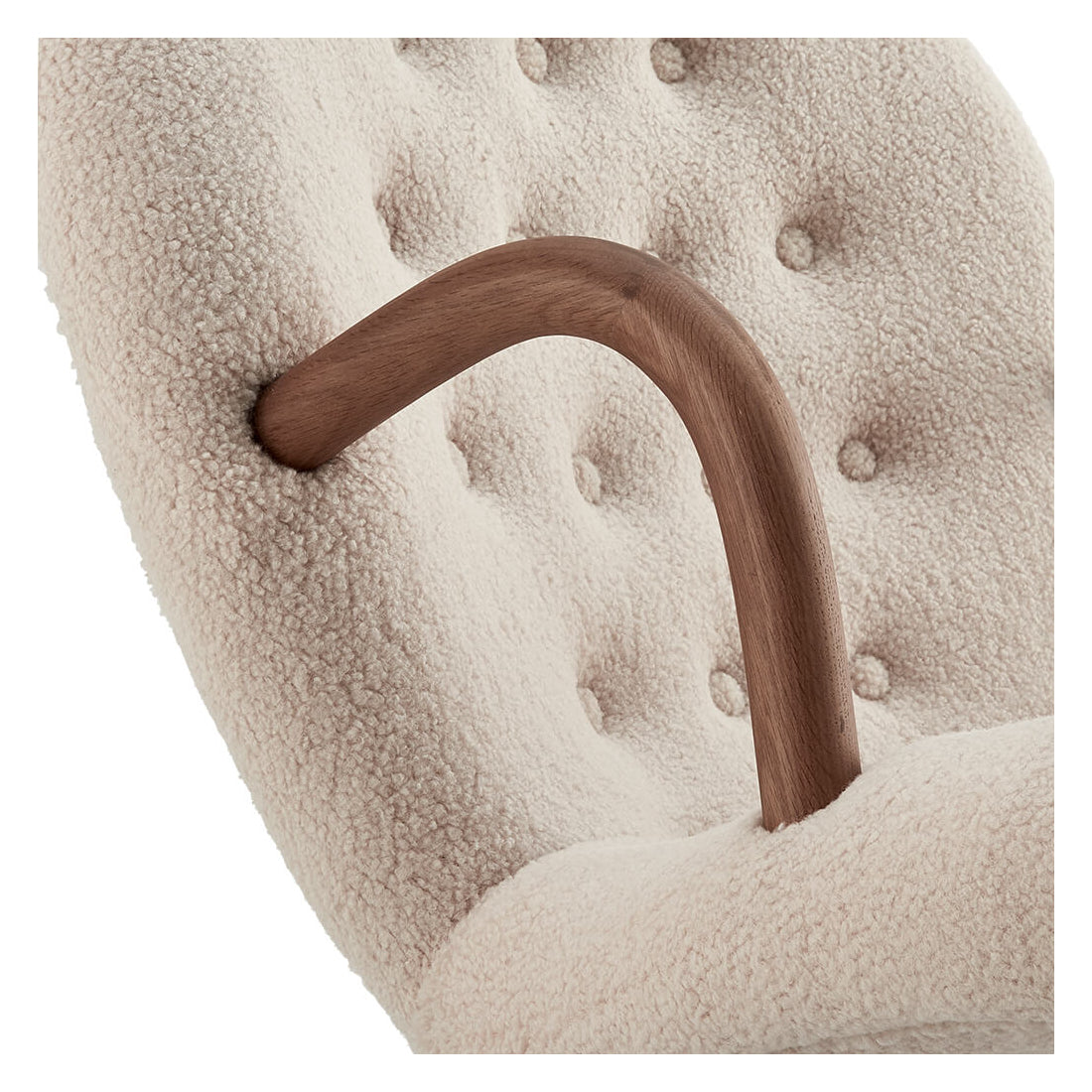 Arctander Clam Armchair Sheepskin, Long Hair