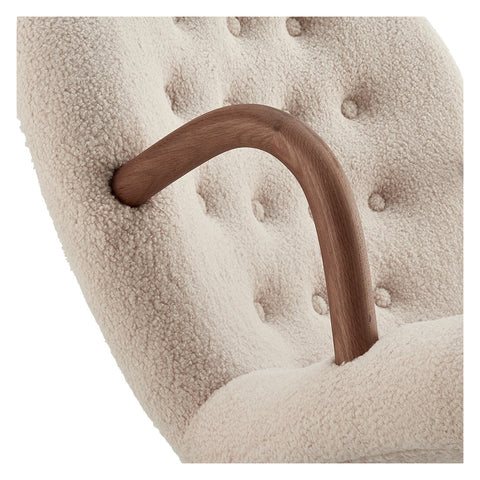 Arctander Clam Armchair Sheepskin, Long Hair