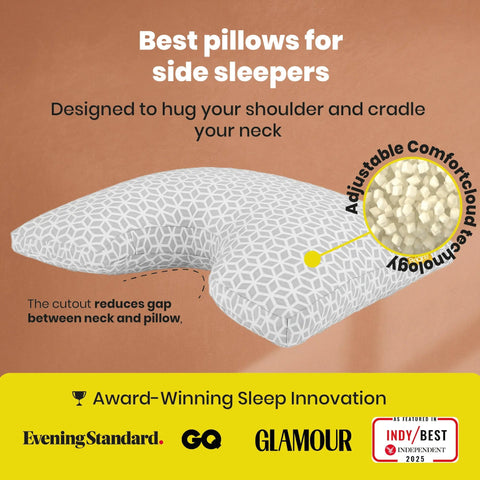 Brightr® MoonHug Adjustable Memory Foam pillow