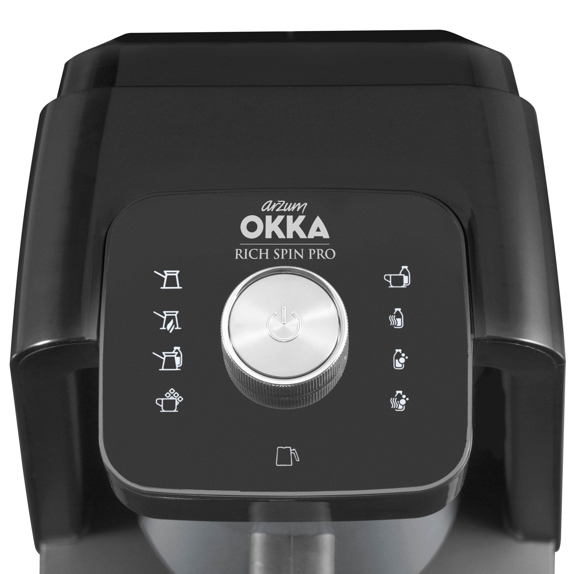 Arzum Okka Rich Spin Pro Turkish Coffee and Hot Beverage Maker, Velvetiser, Milk Frother