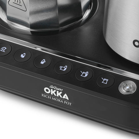 Arzum Okka Rich Moka Pot Turkish Coffee and Moka Maker, Velvetiser, Milk Frother