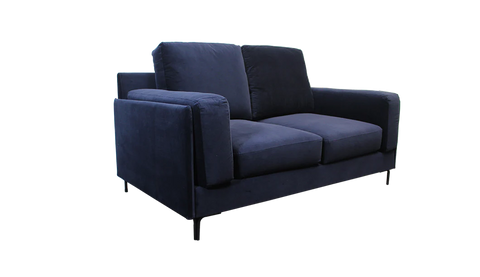 Almera 2 Seater Sofa - Dark Blue