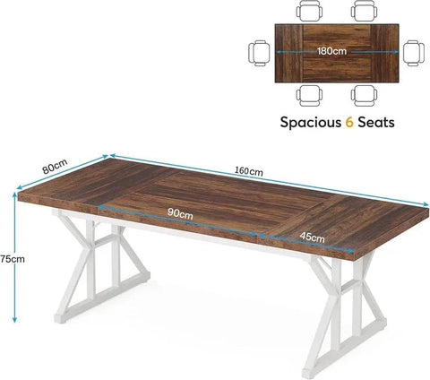 160cm Executive Office Desk - Minimalist Laptop Study & Writing Table