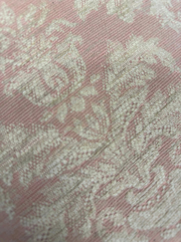 Pair Antique Pink Upholstered Bedroom Armchairs Chairs Mahogany Salon Seats