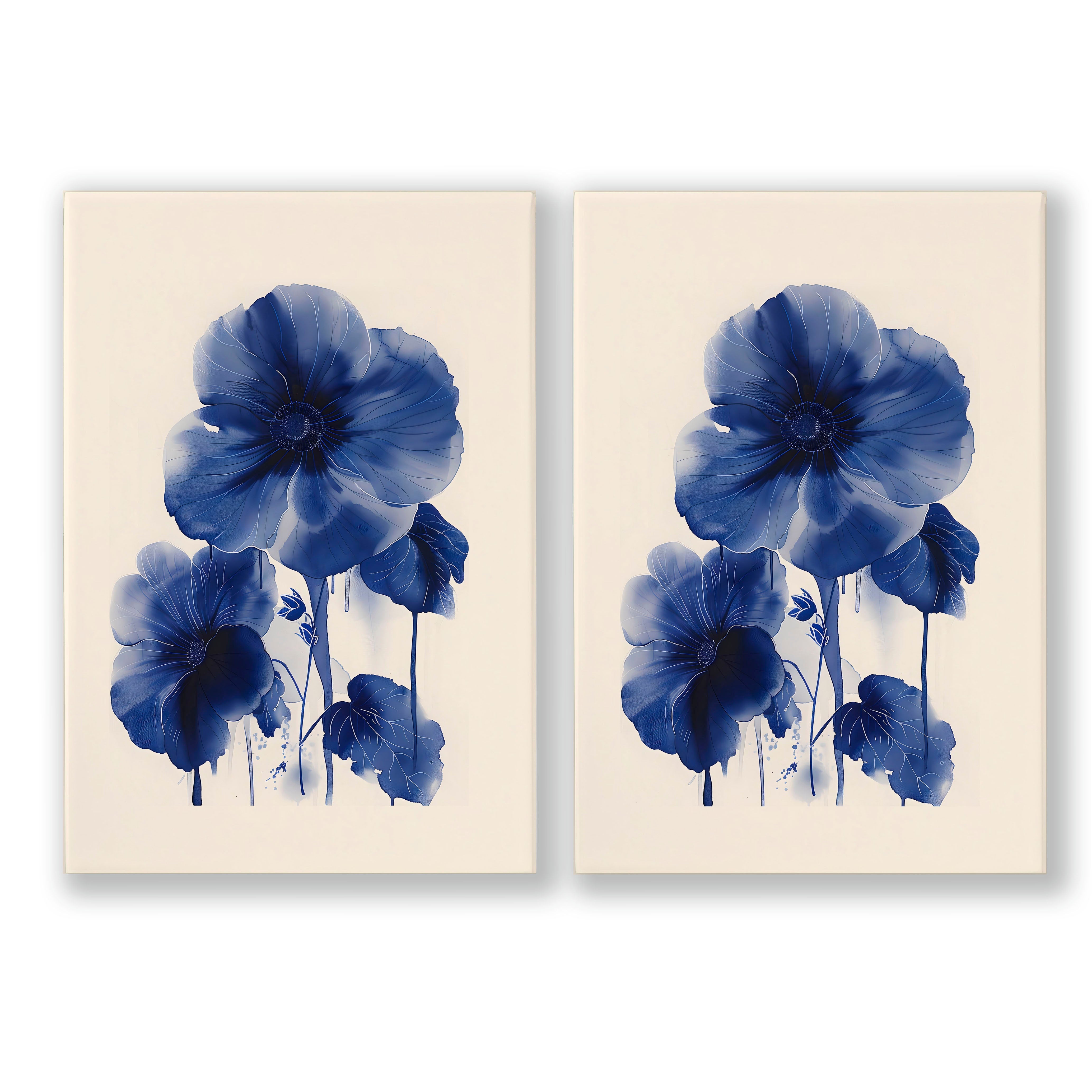 Pictures For Bathrooms Wall | Set of 2 Botanical Wall art Prints