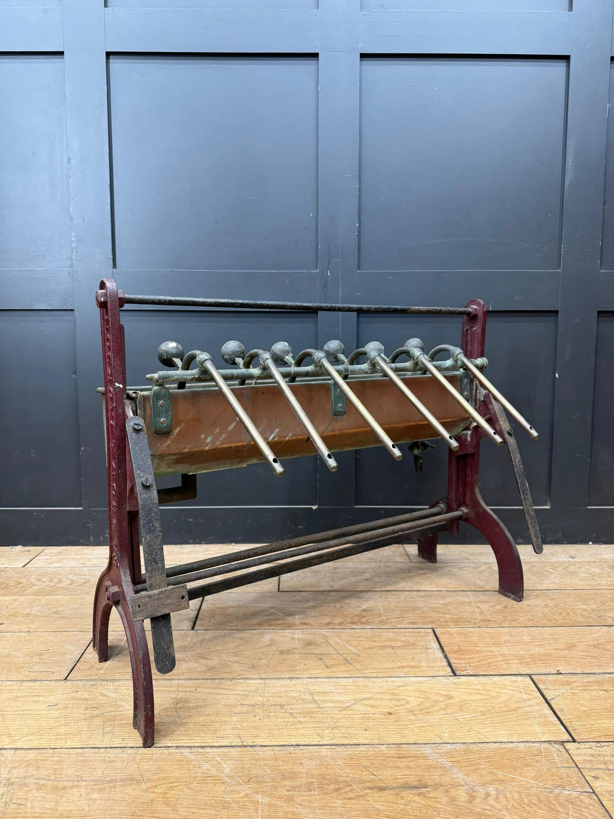 Antique Farrow & Jackson 6 Head Bottle Filler Bar Decor Wine Display
