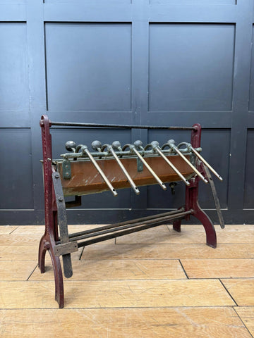 Antique Farrow & Jackson 6 Head Bottle Filler Bar Decor Wine Display