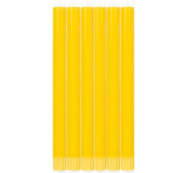 Set of 4 Yellow Candles