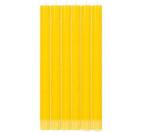 Set of 4 Yellow Candles