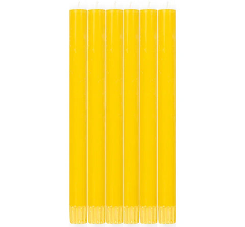 Set of 4 Yellow Candles