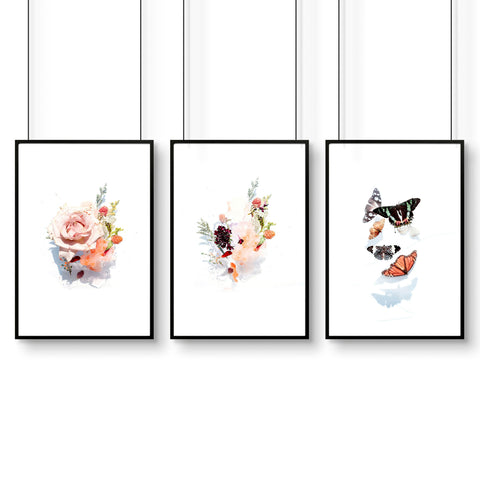 Art for the bedroom | set of 3 wall prints